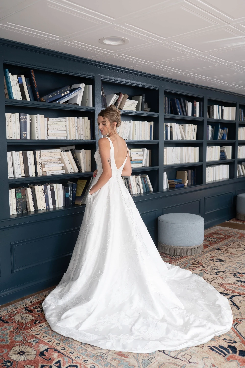 Bride shopping for a wedding dress at Formalities near Altoona Pennsylvania