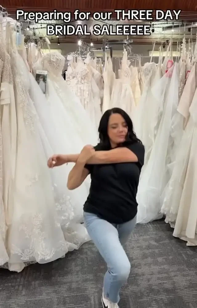 preparing for sale exercising women