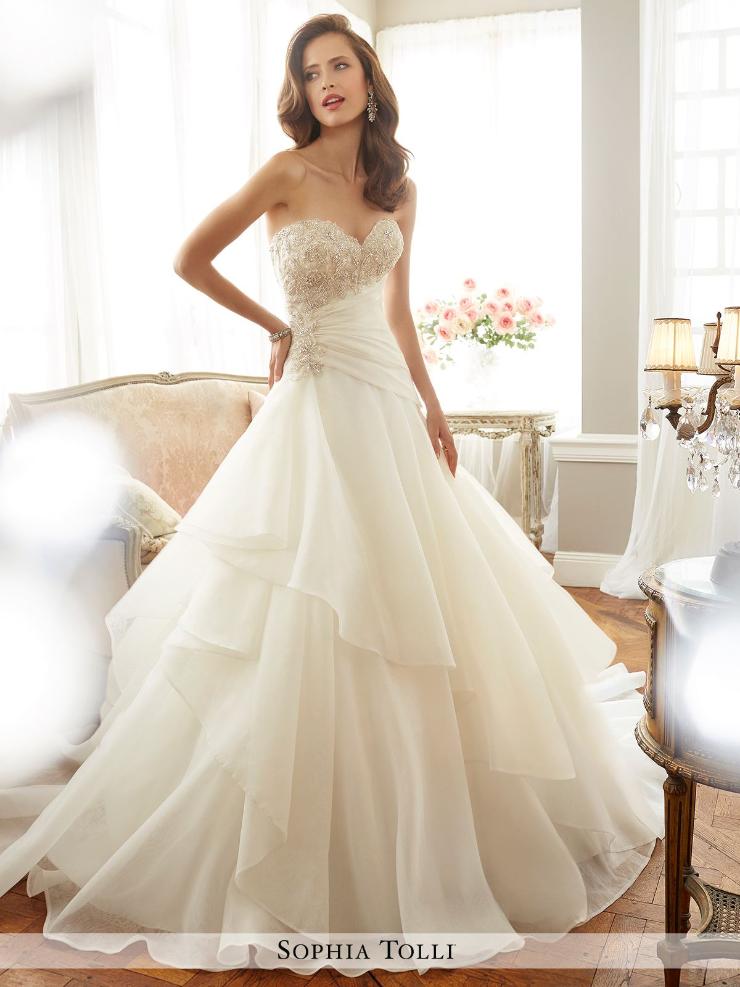 Bridal Clearance Style #Sophia Tolli Y11711LS "Bardot" Image