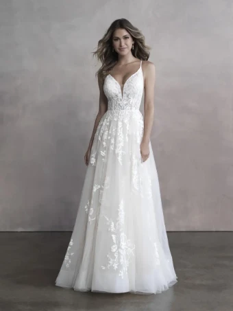 Allure Bridals Style #9802LW #0 Champagne/Ivory/Nude thumbnail