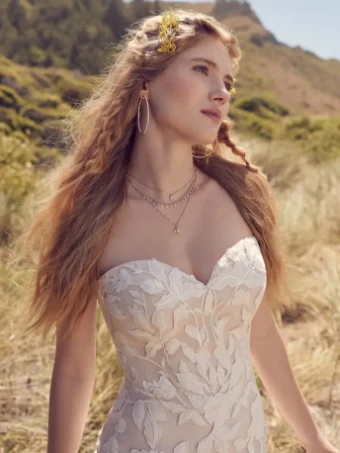 Rebecca Ingram Style #Hattie Lynette Marie Hattie Lynette Marie #2 Ivory/Misty Mauve thumbnail