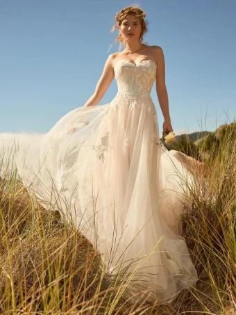 Rebecca Ingram Style #22RT517B01 Hattie Lane Lynette #0 Ivory thumbnail