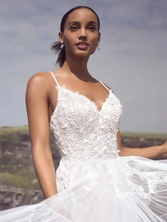 Rebecca Ingram Style #23RC072B01 Harriet #1 Ivory/Misty Mauve thumbnail