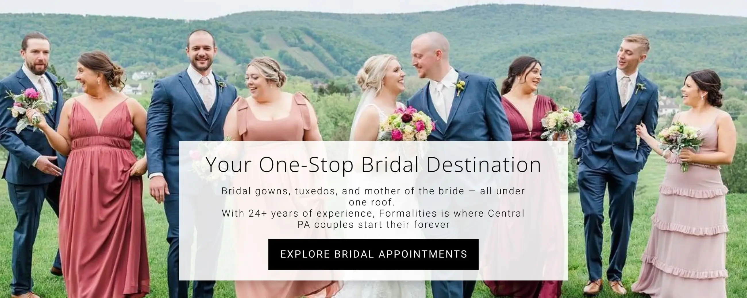 Your One Stop Bridal Destination Desktop Banner