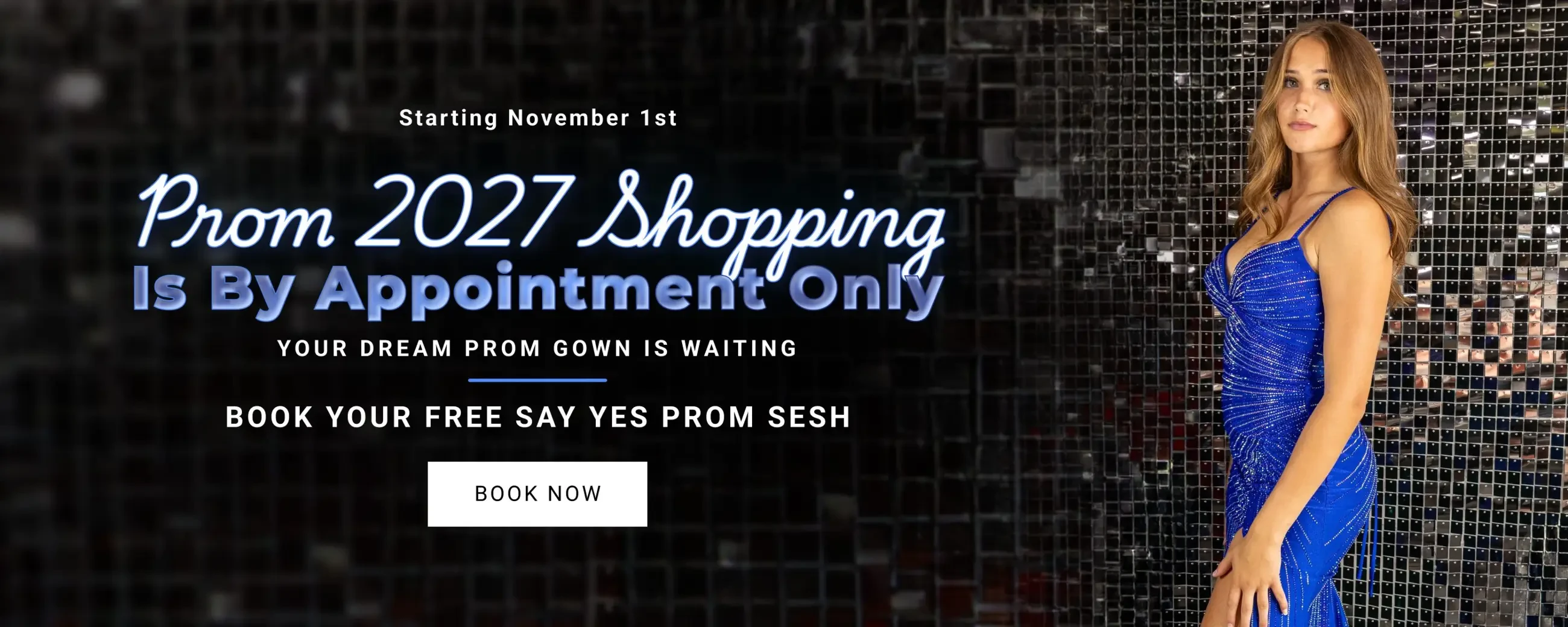 Prom 2027 Shopping Desktop Banner